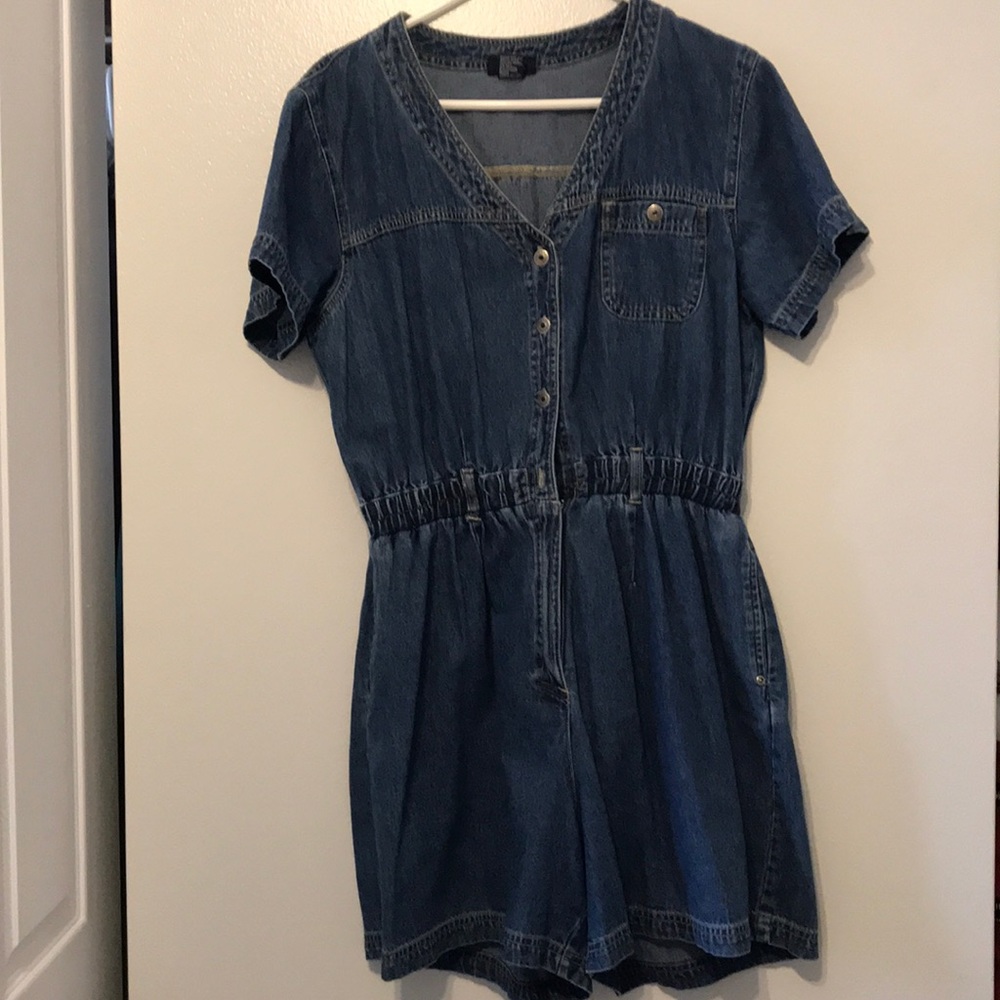 Vintage denim Romper